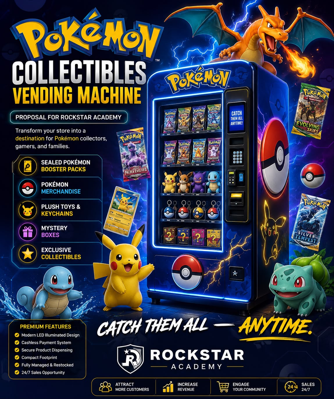 Digital vending machine product selection screen